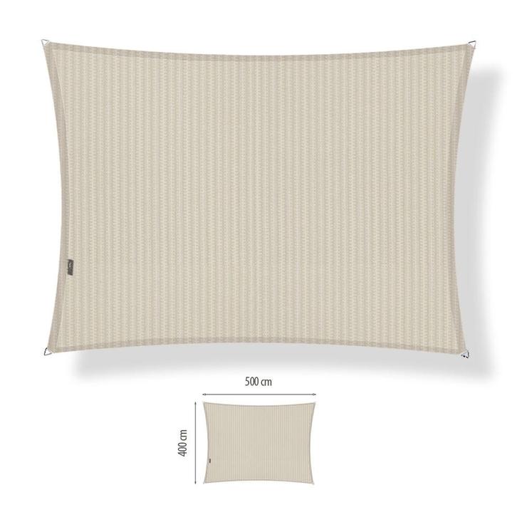 Schaduwdoek 4x5 rechthoek Sahara sand, Tuin en Terras, Schaduwdoeken, Nieuw, Ophalen of Verzenden