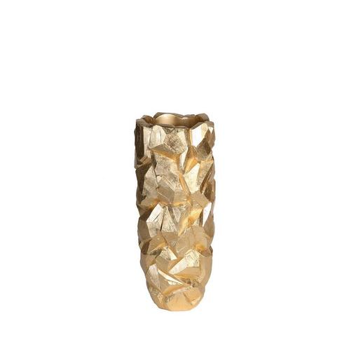 Poly/glasvezel plantenbak Big Nugget goud H.70cm, Huis en Inrichting, Woonaccessoires | Wanddecoraties, Nieuw, Verzenden