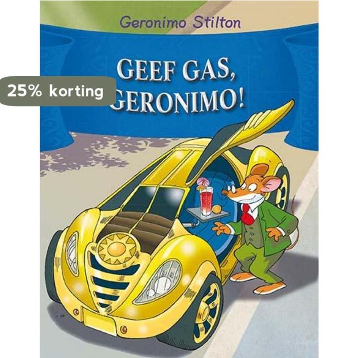 Geef gas, Geronimo! / Geronimo Stilton 9789085922865, Boeken, Kinderboeken | Jeugd | onder 10 jaar, Gelezen, Verzenden