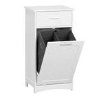 Witte badkamerkast met wasmand 42x82x30 cm, Huis en Inrichting, Badkamer | Badkamermeubels, Verzenden, Nieuw