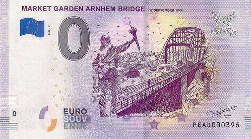 0 euro biljet Nederland 2019 – Market Garden Arnhem Bridge, Postzegels en Munten, Bankbiljetten | Nederland, Verzenden