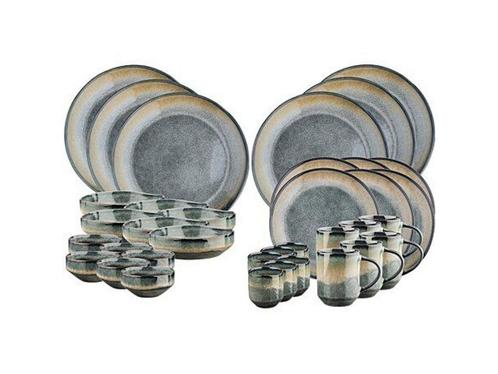 Bjorn - Servies Reactiv Genesis Land - 36 delig - Zandsteen, Huis en Inrichting, Woonaccessoires | Overige, Nieuw, Verzenden
