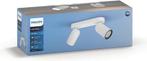 Philips Pongee opbouwspot 2-lichts - wit, Huis en Inrichting, Ophalen of Verzenden, Nieuw