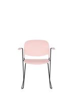 Stapelbare Eetkamerstoel - Sterre - Roze - House of Rebels, Huis en Inrichting, Stoelen, Verzenden, Nieuw