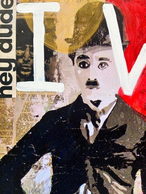 María Burgaz - I Wont Bend the Knee - XXL, Antiek en Kunst, Kunst | Schilderijen | Modern