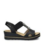 Rieker sandalen voor dames in het Zwart, Verzenden, Zwart, Nieuw, Sandalen of Muiltjes