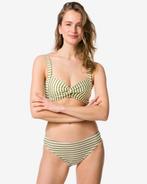 HEMA Damesbikinibroekje Mila rib strepen middengroen, Verzenden, Nieuw
