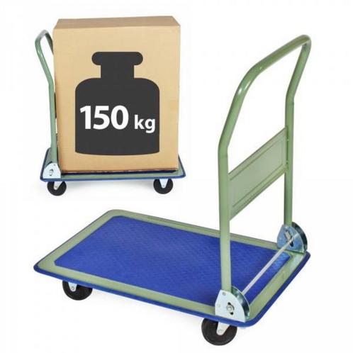 Hofftech Transportwagen - Plateauwagen - Antislip Oppervl..., Doe-het-zelf en Verbouw, Transportwagens, Nieuw, Ophalen of Verzenden