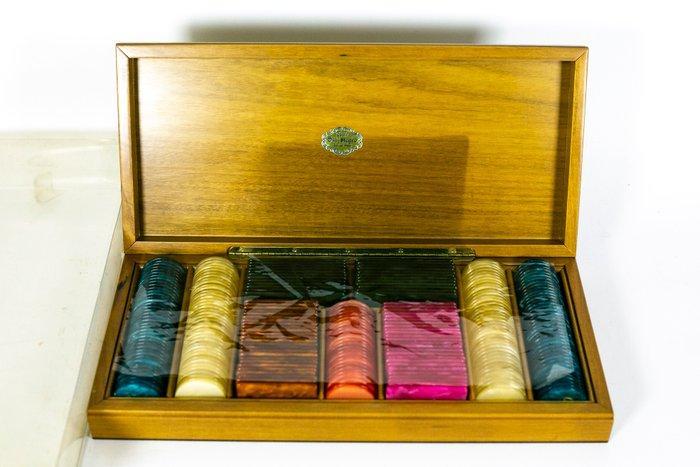 Bordspel - Astuccio Portofino fiches - Anders, Antiek en Kunst, Curiosa en Brocante