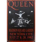 Wandbord reclamebord concert muziek Queen Madison bord, Rechthoekig Staand, Verzenden, A4 of kleiner, Nieuw