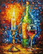 Olga Nowak (1956) - Romantic evening, Antiek en Kunst, Kunst | Schilderijen | Klassiek