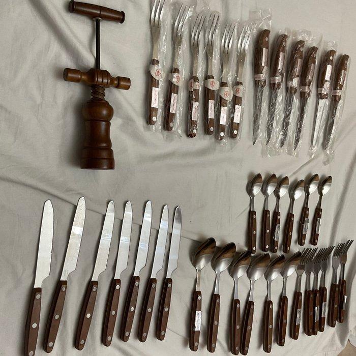 Von Stainer, Royalty Line - Bestekset (38) - Hout, Staal -, Antiek en Kunst, Antiek | Meubels | Tafels