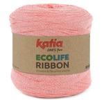 Katia Ecolife Ribbon - 111 licht koraal - Gerecycled Lintg, Hobby en Vrije tijd, Breien en Haken, Ophalen of Verzenden, Nieuw