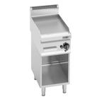 GGM Gastro | Gas grillplaat - 4 kW - Glad - incl. onderstel, Verzenden, Nieuw