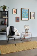 Hübsch - Stoel - Gather Lounge Chair - Grey - IJzer,, Antiek en Kunst