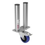 FORTEX STAGE750 dubbele poot met zwenkwiel/rem podiumhoogte, Muziek en Instrumenten, Verzenden, Nieuw