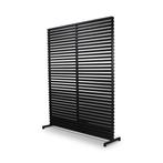 Terrasafscheiding Yari | teak ebony met aluminium, Tuin en Terras, Verzenden, Nieuw