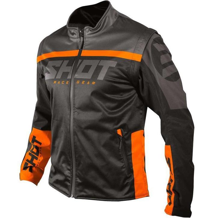 Enduro Jas Shot Lite 2.0 Softshell Oranje - MAAT SMALL, Motoren, Kleding | Motorkleding, Nieuw met kaartje, Jas | textiel, Verzenden