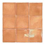 Wandtegel Terracotta 13x13cm (Muurtegels, Afbouwmaterialen), Nieuw, Minder dan 20 cm, 10 m² of meer, Wandtegels