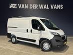 Peugeot Boxer 2.2 BlueHDi 120pk L1H1 Euro6 Airco | Dakdrager, Stof, Gebruikt, Wit, Onderhoudsboekje