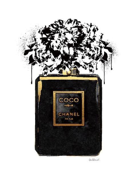 Glasschilderij Chanel Noir Parfum | Ter Halle | 018, Huis en Inrichting, Woonaccessoires | Overige, Nieuw, Ophalen of Verzenden