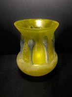 VA verre France, Vintage sculpturale - Vaas - Glas