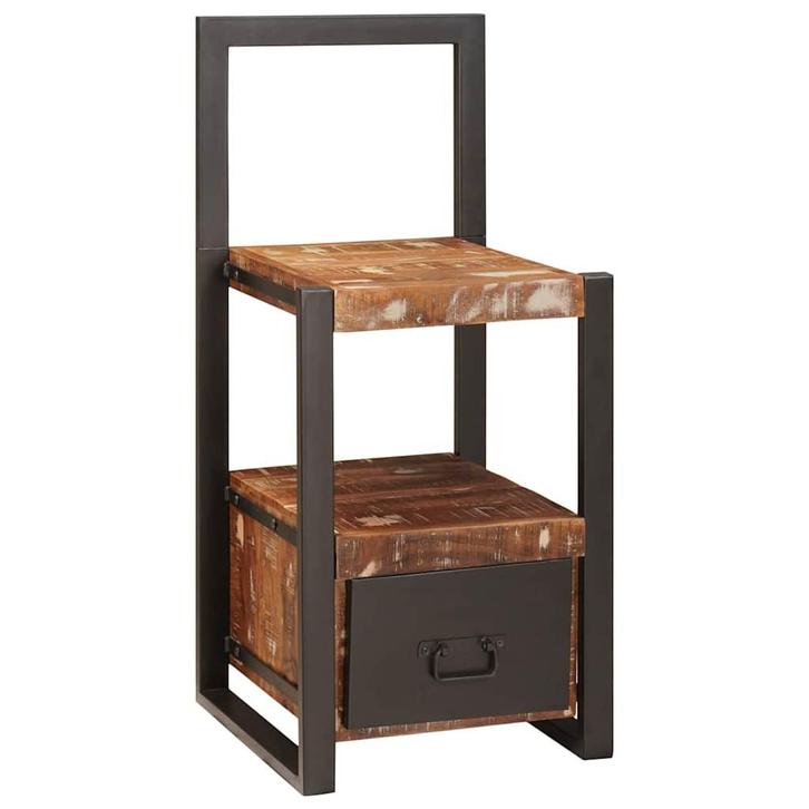 vidaXL Kledinghouder met lade Multikleur Massief Gerecycled, Kleding | Dames, Kledinghangers, Nieuw, Verzenden