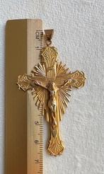 Kruishanger - 18 karaat Geel goud - Barok kruisbeeld 18 k, Sieraden, Tassen en Uiterlijk, Antieke sieraden