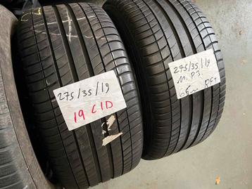 2 x Michelin Primacy 3 275-35-19 RFT Zomerbanden 6,5mm beschikbaar voor biedingen