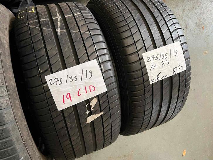 2 x Michelin Primacy 3 275-35-19 RFT Zomerbanden 6,5mm, Auto-onderdelen, Banden en Velgen, 19 inch, Zomerbanden, 275 mm, Personenwagen