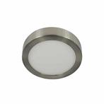 LED plafonniere 9Watt rond NIKKEL 230Volt dimbaar, Ophalen of Verzenden, Nieuw