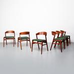 Vintage Deense eetkamerstoelen, set van 6, Huis en Inrichting, Stoelen, Hout, Gebruikt, Overige kleuren, Vijf, Zes of meer stoelen
