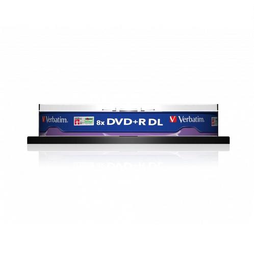 Verbatim DVD+R Double Layer discs op spindel -, Computers en Software, USB Sticks, Ophalen of Verzenden