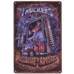 Metalen plaatje - Truckers MACK NIEUW, Ophalen of Verzenden, Nieuw