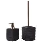Sanilo Set badkameraccessoires Calero black bestaand, Huis en Inrichting, Badkamer | Badtextiel en Accessoires, Verzenden, Nieuw
