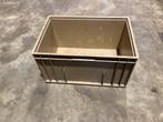 kratten 60x40 cm kunststof stapelbakken dicht 32 cm hoog