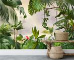 Vlies fotobehang Jungle - - behang op maat, Huis en Inrichting, Stoffering | Behang, Verzenden