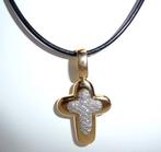 Hanger - 18 karaat Witgoud, Geel goud - 0.58ct. tw. Diamant