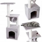 Krabpaal - kattenkrabpaal - kattenpaal - 30x30x95cm - grijs, Dieren en Toebehoren, Krabmeubelen, Ophalen of Verzenden, Nieuw