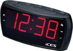 Wekkerradio - Digitale wekker - Alarmklok - Zwart - Ices - I, Huis en Inrichting, Woonaccessoires | Klokken, Verzenden, Zo goed als nieuw