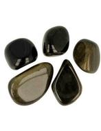 Obsidiaan goud 50 gr. trommelstenen (mt2-3), Nieuw, Verzenden