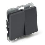 Schakelaar | Berker | K1 (Inbouw, Serie, Antraciet), Doe-het-zelf en Verbouw, Elektra en Kabels, Verzenden, Nieuw