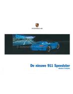 2011 PORSCHE 911 SPEEDSTER HARDCOVER BROCHURE NEDERLANDS, Boeken, Auto's | Folders en Tijdschriften, Nieuw, Porsche, Author