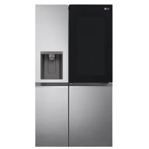 LG GSXV80PZLE Amerikaanse Koelkast Side By Side 635L RVS, Witgoed en Apparatuur, Koelkasten en IJskasten, 200 liter of meer, Refurbished