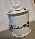 Boerenbont Voorraadpot Suiker 1.5 ltr Aardewerk met bloem..., Verzenden, Nieuw