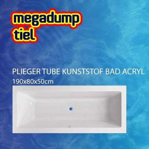 Tube Kunststof Bad Acryl Rechthoekig 190X80X50Cm M. Poten, Doe-het-zelf en Verbouw, Sanitair, Bad, Nieuw, Ophalen of Verzenden