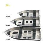 Gratis Levering Aluminiumboot , Visboot |EMOK -V380, Watersport en Boten, Vis- en Consoleboten, Nieuw, Buitenboordmotor, 10 tot 30 pk