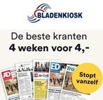 De krant 4, 6 of 8  weken voor 4 euro (stopt vanzelf), Verzenden, Nieuw