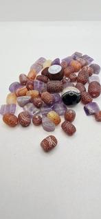 Tibetaanse mala van 53 kralen met Dzi Vena de Dragón en Ojo