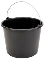 Merkloos Emmer - 12 liter - zwart, Ophalen of Verzenden